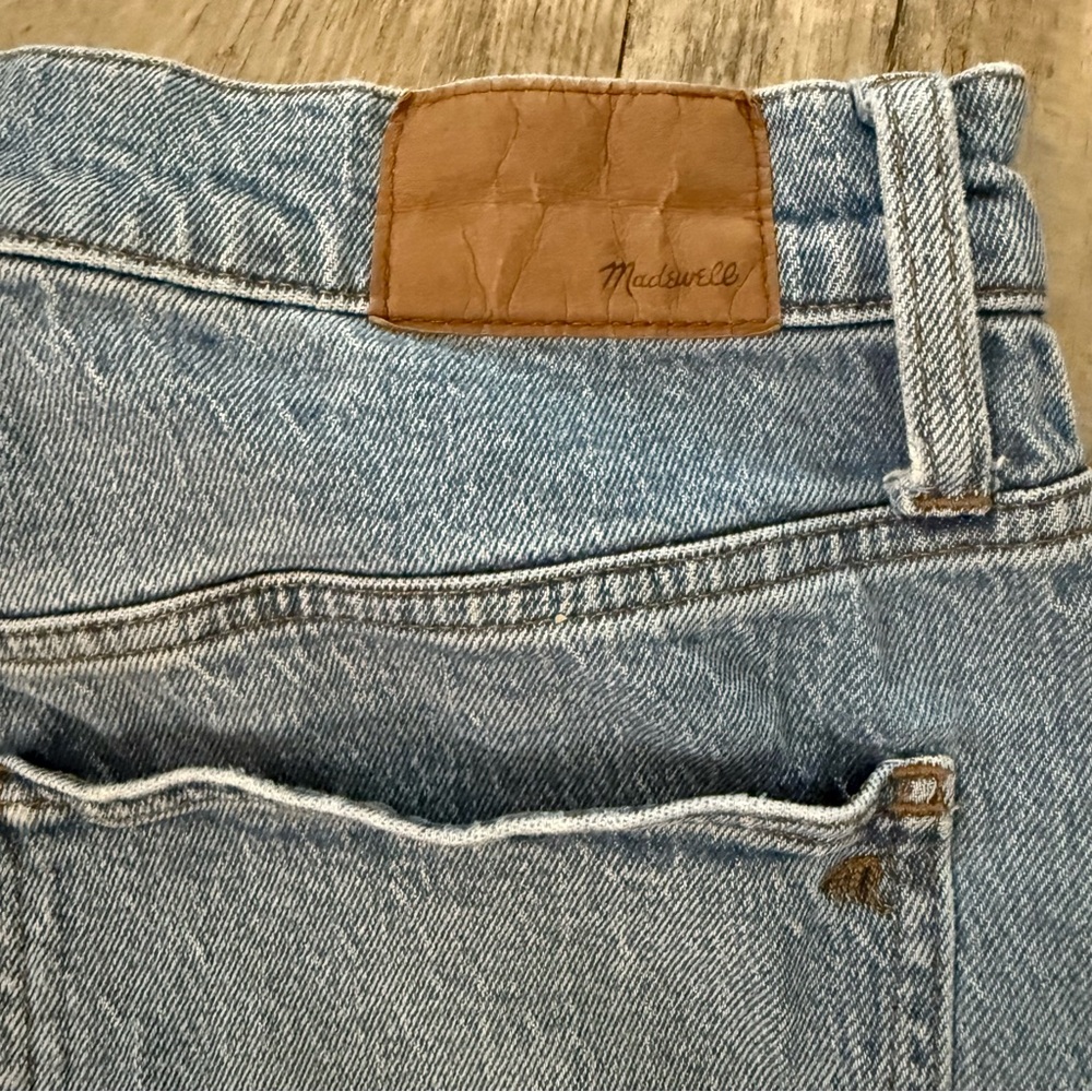 Women’s Madewell The Perfect Vintage Jean Denim Light wash Straight Leg Size: 30